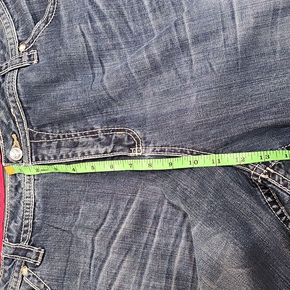 a.n.a Blue Flare Boot Cut/Wide Leg Jeans - Picture 6 of 7